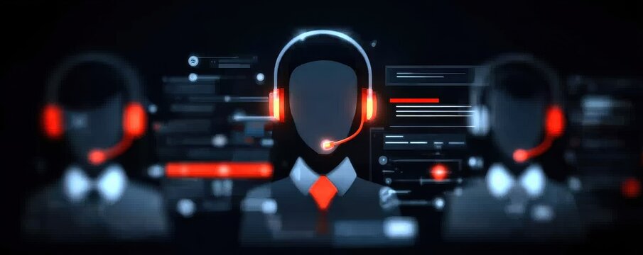 The team provides virtual support and remote service using online communication technology to solve technical issues for international customers instantly.