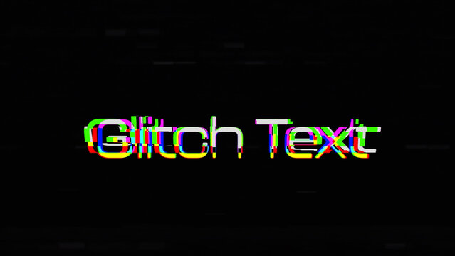 Glitch Title Reveal (06) | Quick Text Opener Intro