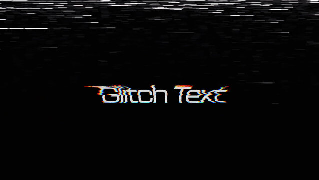 Glitch Title Reveal (12) | Quick Text Opener Intro