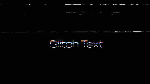 Glitch Title Reveal (15) | Quick Text Opener Intro