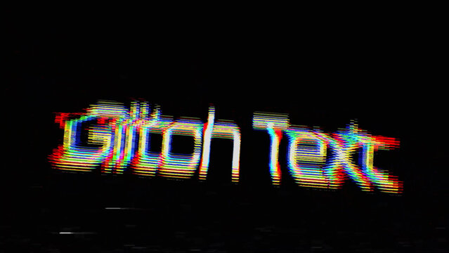 Glitch Title Reveal (14) | Quick Text Opener Intro