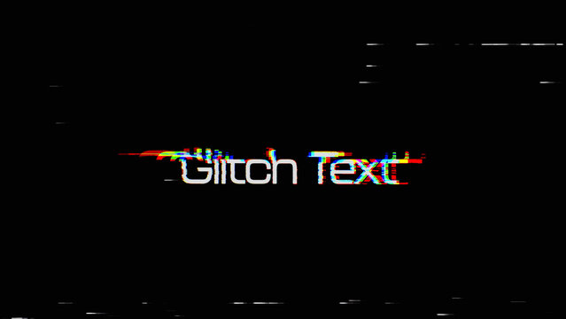Glitch Title Reveal (19) | Quick Text Opener Intro