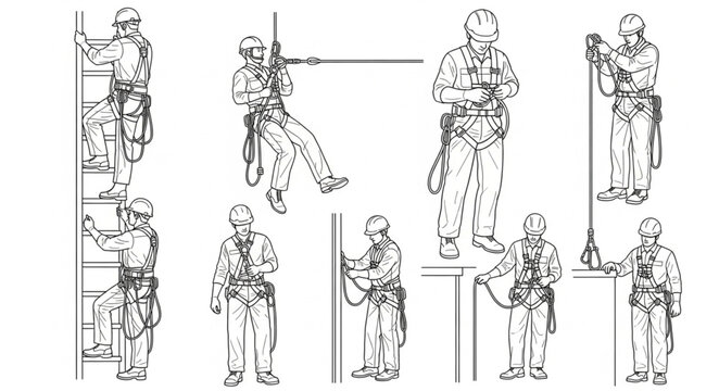 Collection of Military Personnel Performing Various Tactical Operations.