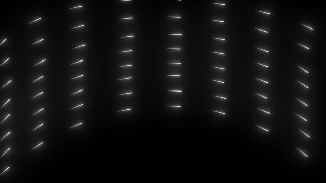 Animation of flying bullets with lines around them as a symbol of speed. Animation of seamless loop.4k Animation.