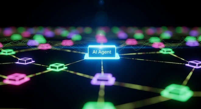 AI Agent Connects Diverse Nodes in Complex Network System