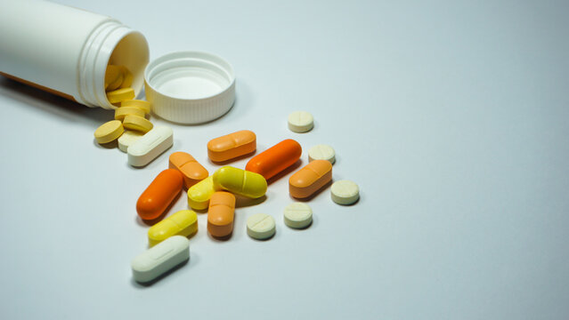 pills and capsules, medical equipment. 