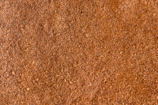 Crumbly cocoa powder close-up with texture