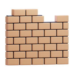 Fototapeta premium Brick Wall Segment
