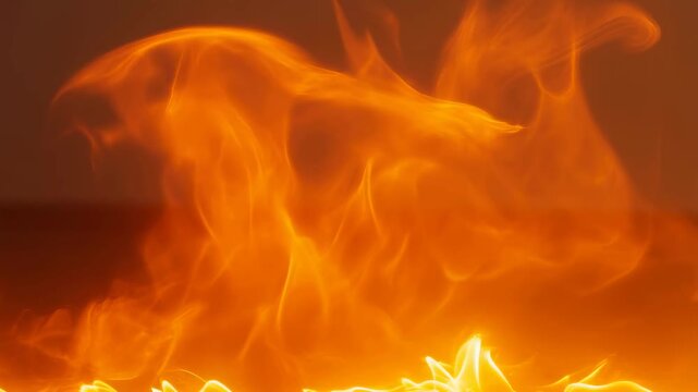 Captivating flames dancing in a warm glow. Represents energy, transformation, and the elemental power of fire