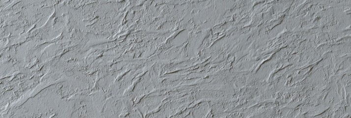 Obraz premium A cool gray microcement texture with a rough, uneven surface featuring subtle trowel marks and shadows. This minimalist background is ideal for modern architectural and interior design.