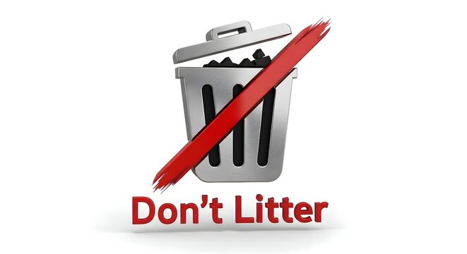 Symbolizing don't litter