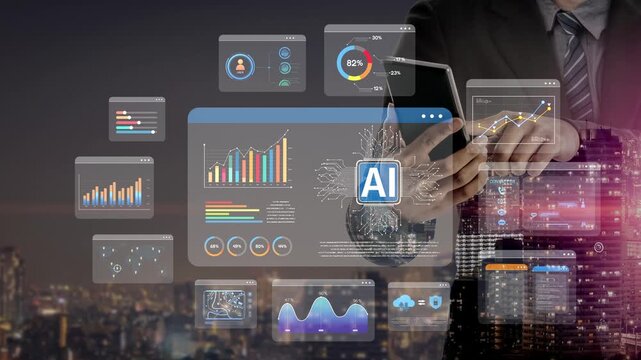 AI Assistant Brain Processor with LLM Technology, Big Data, Machine Learning, Generative AI for Business Support, Future Agentic AI Technology and Artificial Intelligence Prompt Engineering. Muxer