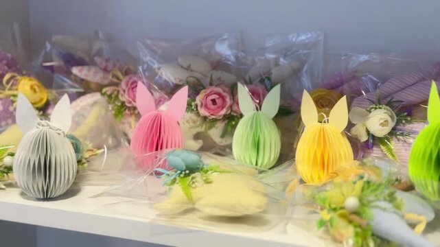 DIY Paper Easter Bunny Eggs: Easy Colorful Decor