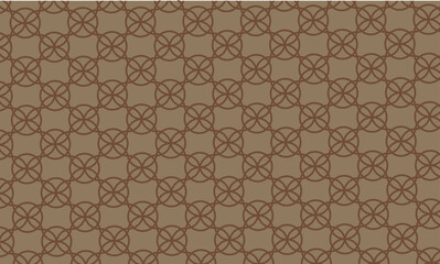 Fototapeta premium brown geometric vector pattern, repeating diamond square shape with stripe line. Graphic clean for fabric, wallpaper, printing. Patter is on swatches panel