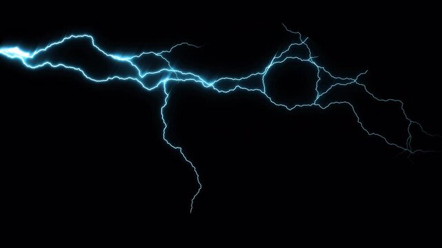 Vfx dynamic energy bolts flash creating intens electric visual on dark background