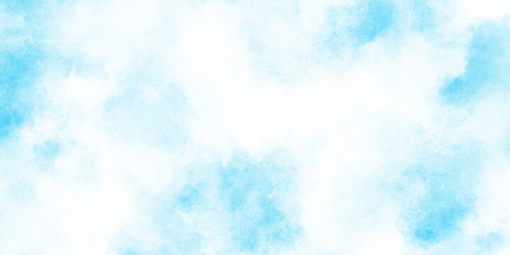 abstract blue sky with clouds light sky blue shades watercolor background, blue sky and clouds light colorful landing page flat background vector design, oft sky blue watercolor sky and clouds.