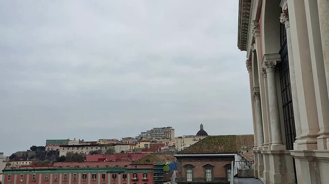 Napoli - Panoramica dal Torrino del Belvedere di Palazzo Reale