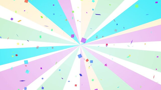 集中線, 紙吹雪, 虹, 色, ベクター, デザイン, 光, 文科系, カラフル, 星, 