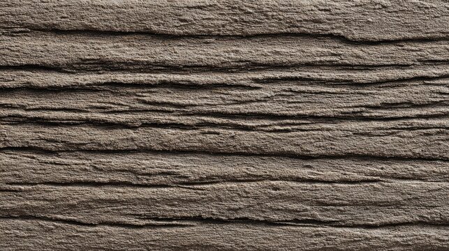 A detailed close-up view of a coarse sandblasted wood grain texture with a rich brown color showcasing its natural pattern and weathered surface.