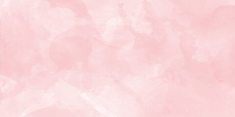 Fototapeta premium pink watercolor background abstract texture, Subtle and smooth pink watercolor texture, hand painted vector illustration .gradient pink texture background, elegant watercolor paint illustration, 