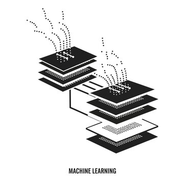 Machine learning algorithm data processing.