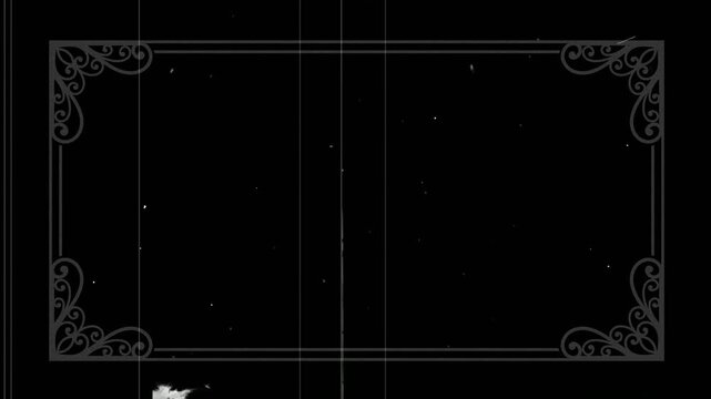 	
Frame For Old Silent Movie Titles Video	