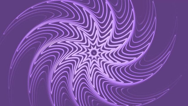 Abstract swirling spiral pattern with concentric curved shapes and circular dots background animation, soft gradients dynamic vortex design