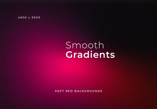 Simple Red Gradients With Smooth Texture