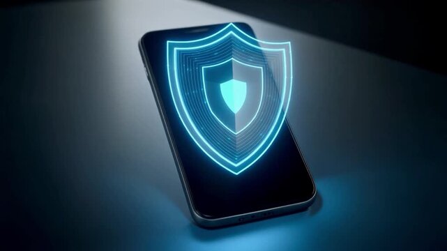 The Pulse of Mobile Security Featuring Shimmering Logic and Radiant Glass