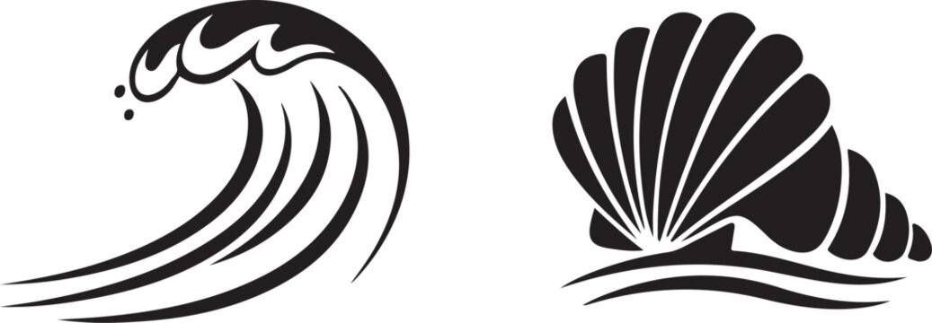 Elegant calligraphy letter Q monogram logo design minimalist black and white vector