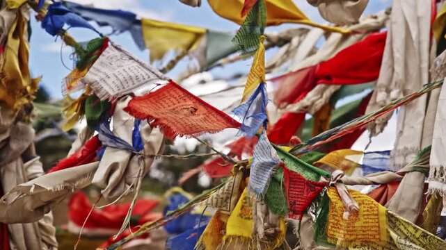 Himalayan Nepali Flags , Buddhist Flags