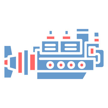 Ship Engine Vector Icon