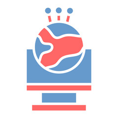 Fototapeta premium Cyberspace Vector Icon