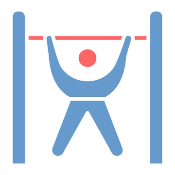Door Pullup Bar Vector Icon