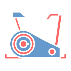 Obraz premium Exercise Bike Vector Icon