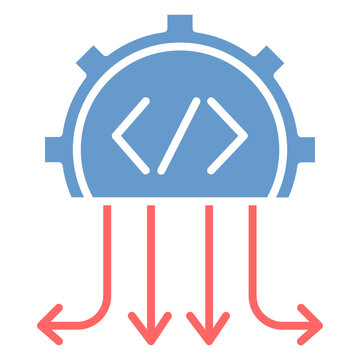 Multithreading Vector Icon
