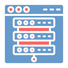 Cache Server Vector Icon © SAMDesigning