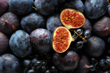 Juicy fresh blue fruits. © Igor Normann