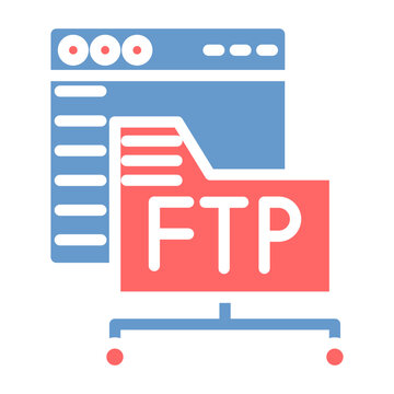 FTP Access Vector Icon