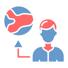 Fototapeta premium Globalization Vector Icon