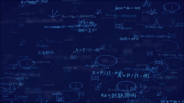physics science equations in motion
