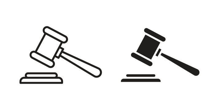 Law icon concepts pack. icon set vector illustrations eps10