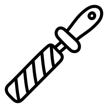 Trendy vector design of chisel