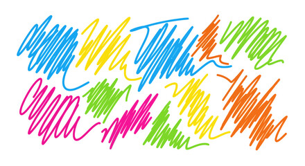 Fototapeta premium Colorful Scribble Background - Abstract Art, Vibrant & Playful Design