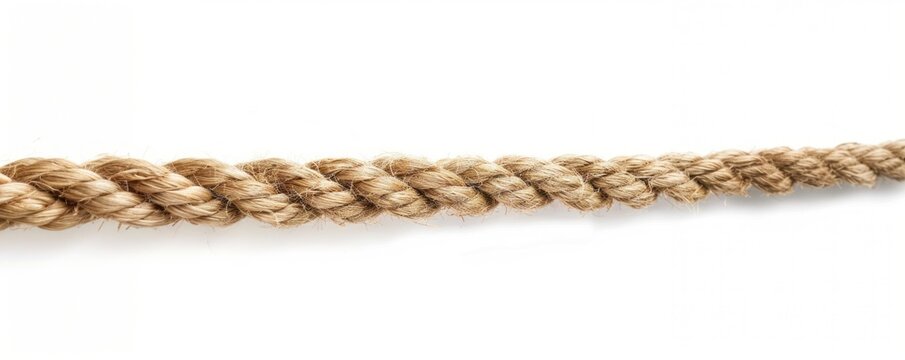 Strong natural fiber rope