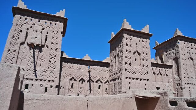 Moroccan Kasbah Amridil architecture in Skoura oasis
