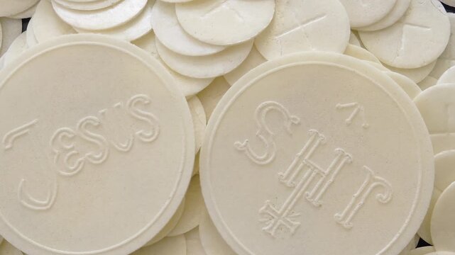 Consecrated communion hosts, Christian Catholic Celebration