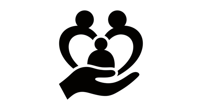 Embracing Care: A Symbolic Image of Hands Cradling Hearts Representing Family and Protection.