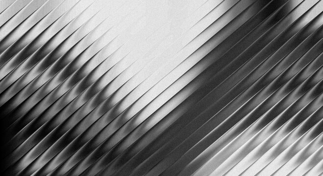 Abstract background with diagonal metallic lines and soft lighting, creating a modern and textured industrial pattern