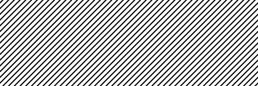 Seamless line slash pattern strip with bold diagonal stripes modern monochrome geometric vector background with strong parallel strokes abstract linework texture